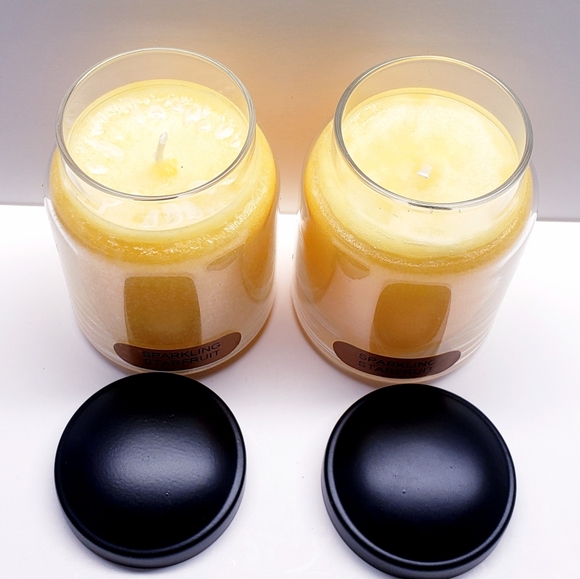SPARKLING STARFRUIT -A Cheerful Giver Baby Jar Single Wick Candle, 6 oz(2 pack) - Picture 2 of 7